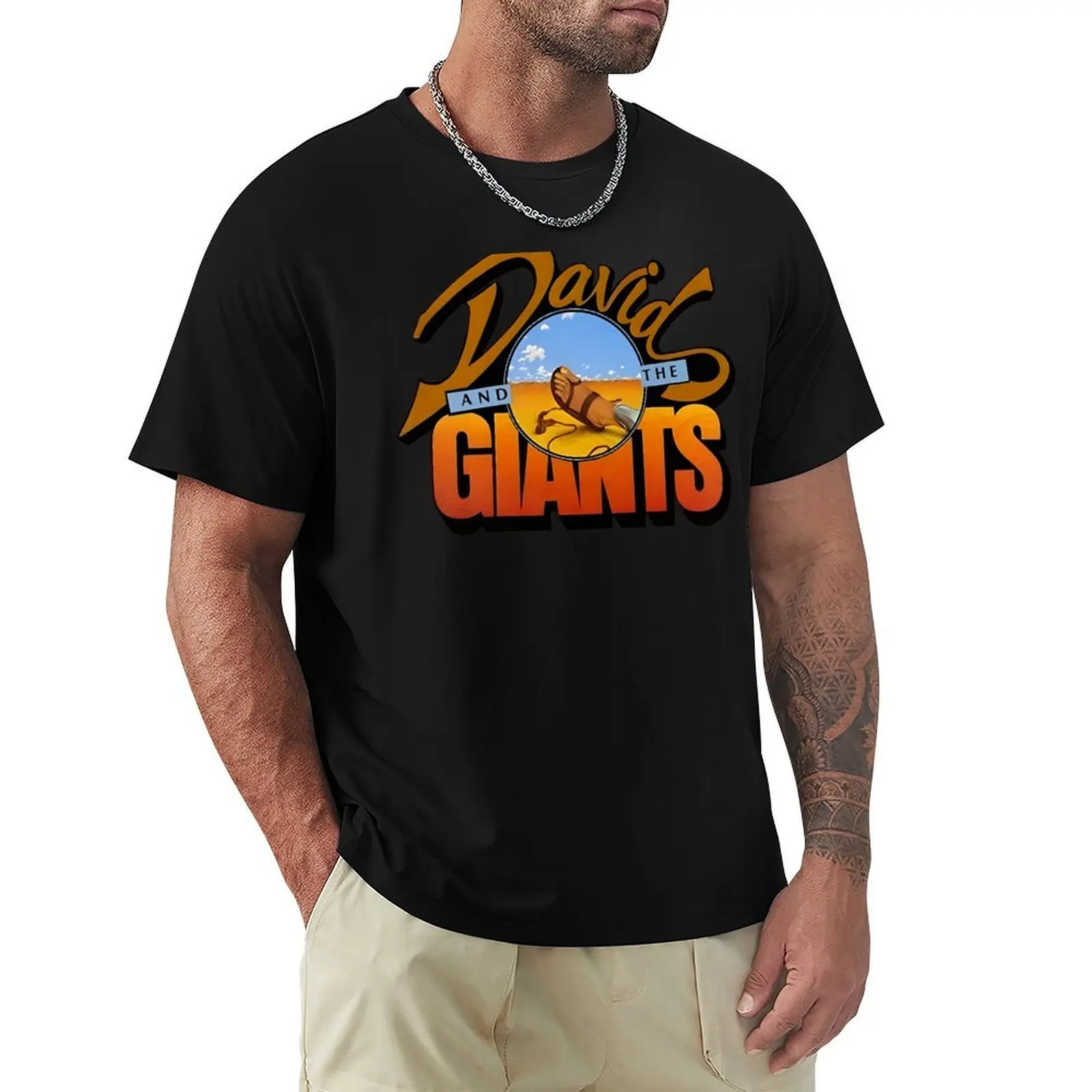 David and the Giants T-Shirt summer tops anime clothes customizeds mens clothing