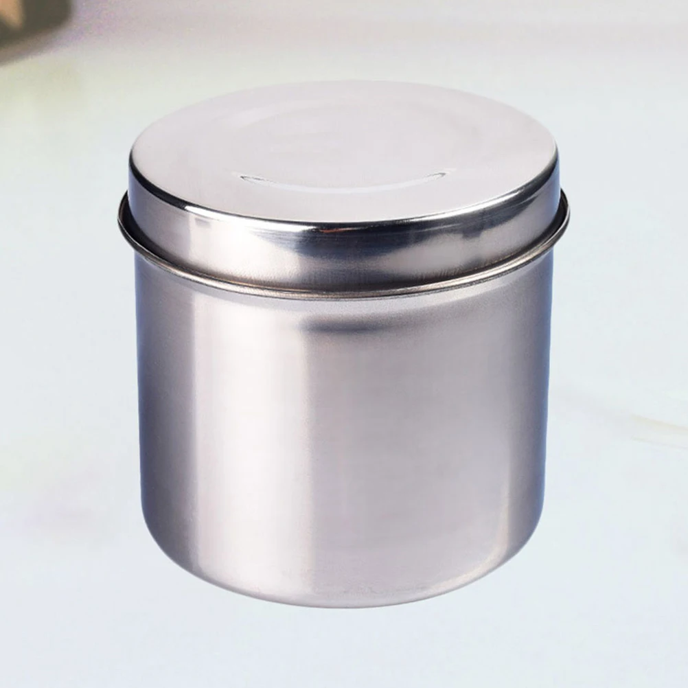 2 Pcs Wipes Disinfection Cotton Ball Can Sterilizer Iodine Proof Bottle Iodophor Silver