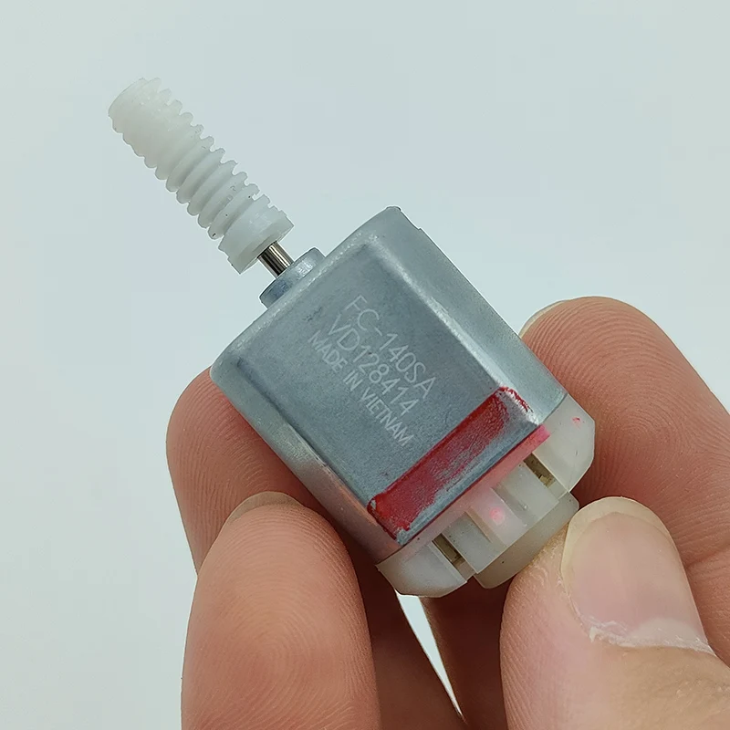 Mabuchi FC-140SA Mini 20mm Electric Motor DC 12V Worm Gear Shaft Car Door Lock Actuator Folding Rearview Mirror Repair Motor