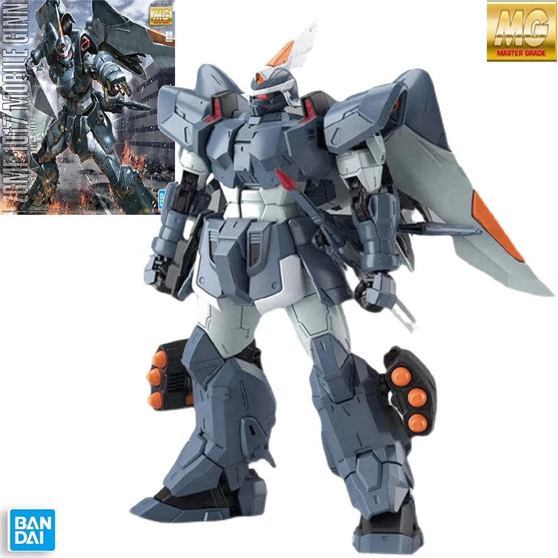 

Оригинальный комплект модели Bandai в сборе 1/100 MG-GINN, комплект модели аниме, модель компонента воина, аниме-игрушка, подарок на день рождения для мальчика