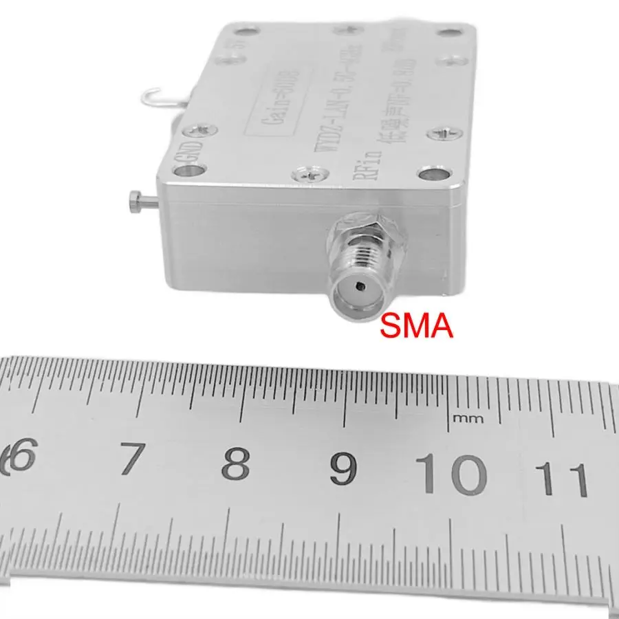 LNA-amplificador de bajo ruido para Radio Ham, sistema receptor de señal WIFI, con GPS Beidou GLNSS, HF, VHF, UHF, FM, SDR, 0,5-4GHz de ganancia de 60dB