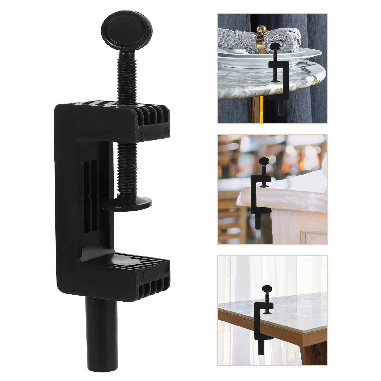 

2Pcs Balloon Arch Kit Detachable Table Clamp Stable Base Balloon Arch Clips for Weddings Birthdays Events Plastic Wreath Base