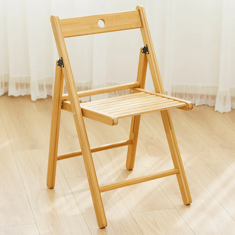 

Household Foldable Dining Chair with Backrest Office Bedroom Living Room Dormitory Conference Computer Chair