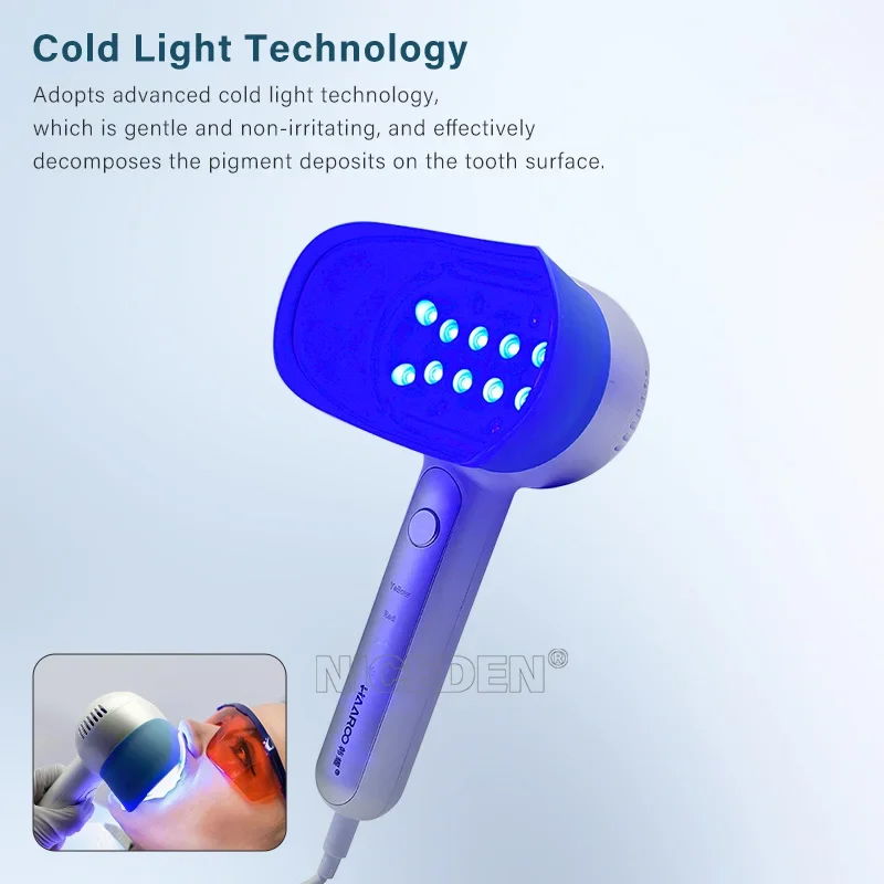 16pcs LED Lamp Professional Cold Light Whitening Teeth Personal Use Purple Red Blue Light be auty Irradiation