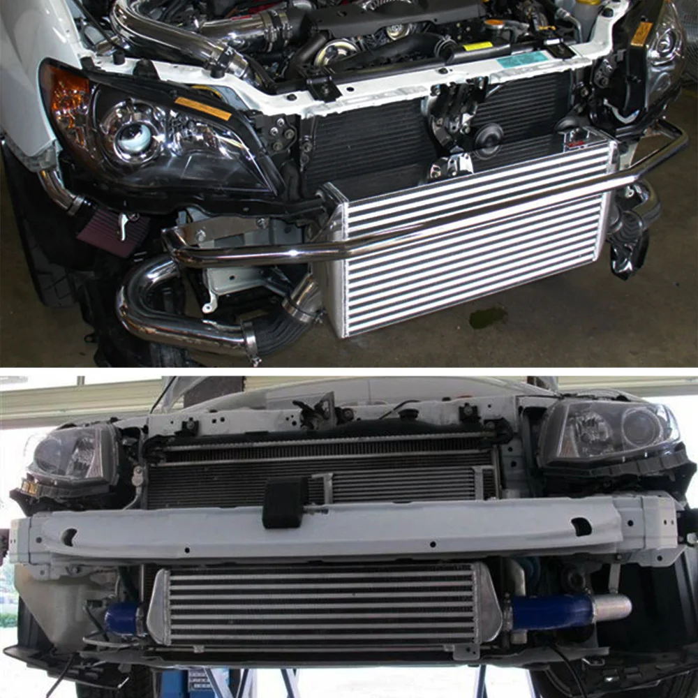 Automotive intercooler universal 430x230x76-65MM aluminum tubular intake turbocharged radiator modification