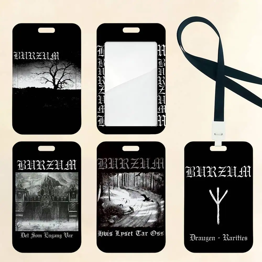 Cooler B-Burzum Kartenhalter, Kartenetui für Bankkarten, Studentenausweise, U-Bahn- und Arbeitsausweise, Ausweishalter, Türkartenhalter