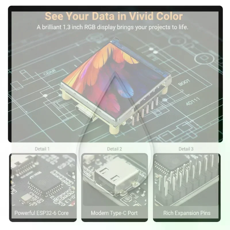 ESP32-C6 Bluetooth 5 Development Board 1.3