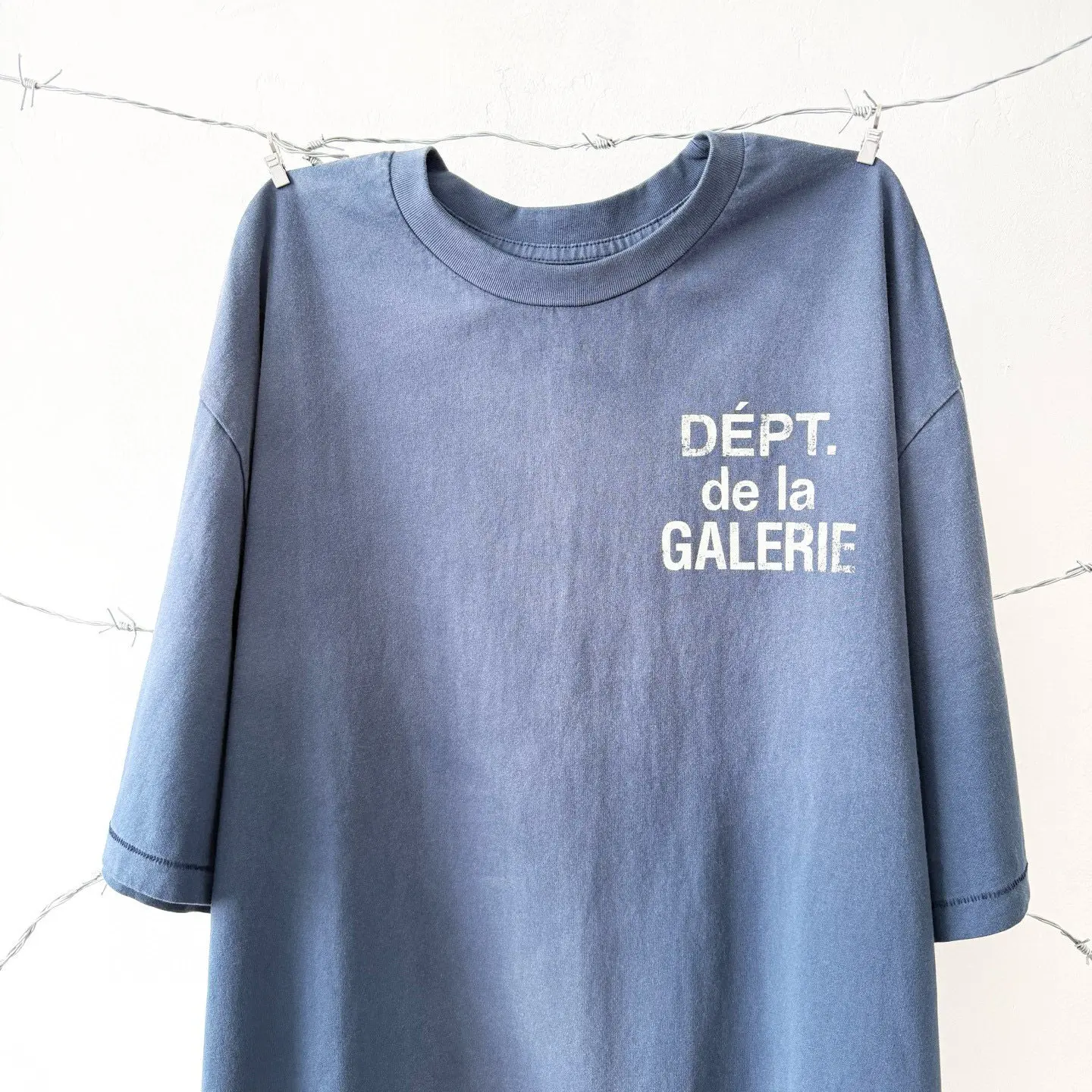 GALLERY DEPT American classic printed crew neck cotton short-sleeved T-shirt