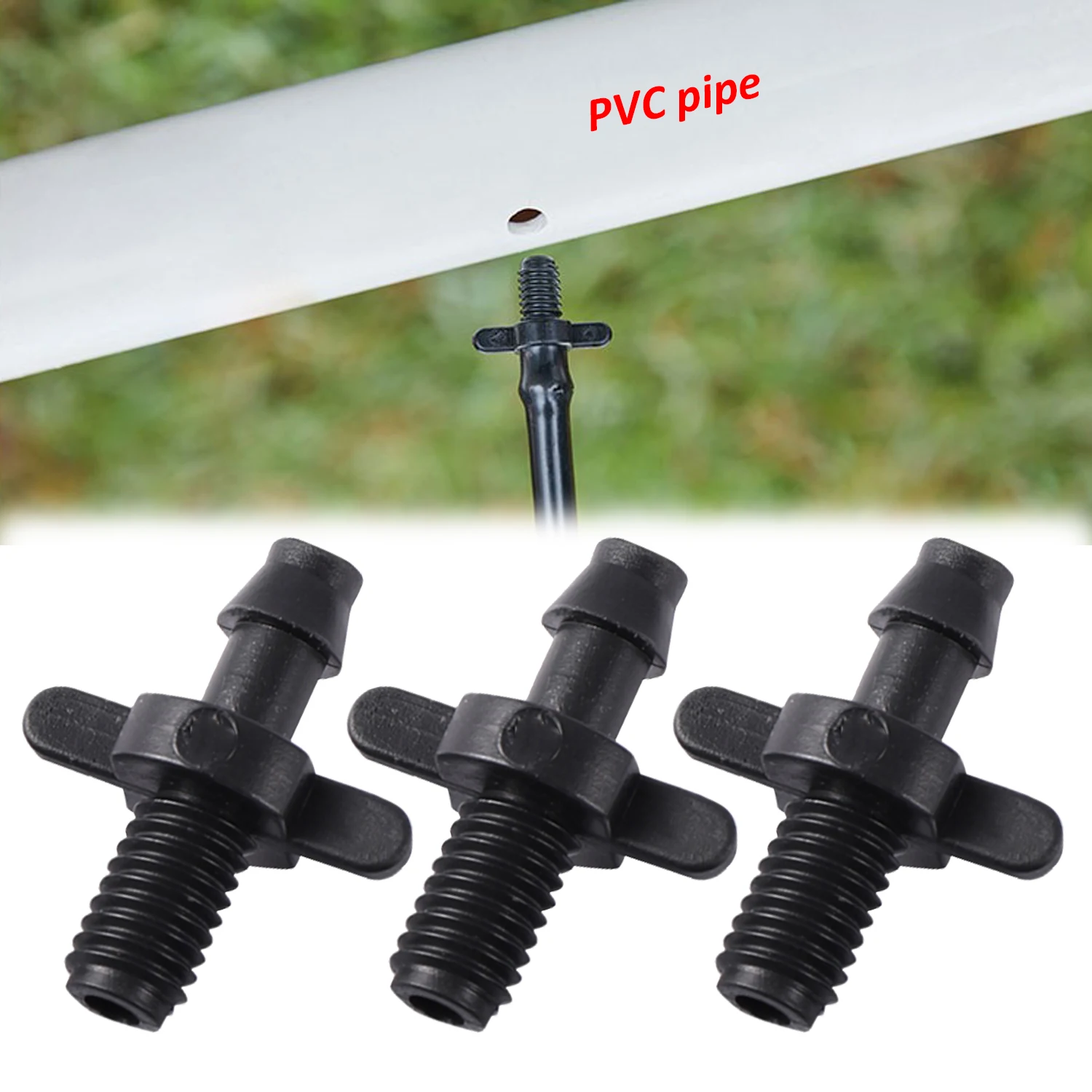 100Pcs 6mm Threaded Reducing to 1/4\