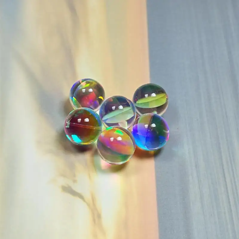 Color Prism Ball DIY Accessories Sun Catcher Rainbow Crystal Glass Moonlight Gemstone Replacement Magic Gem Pendant - view 3
