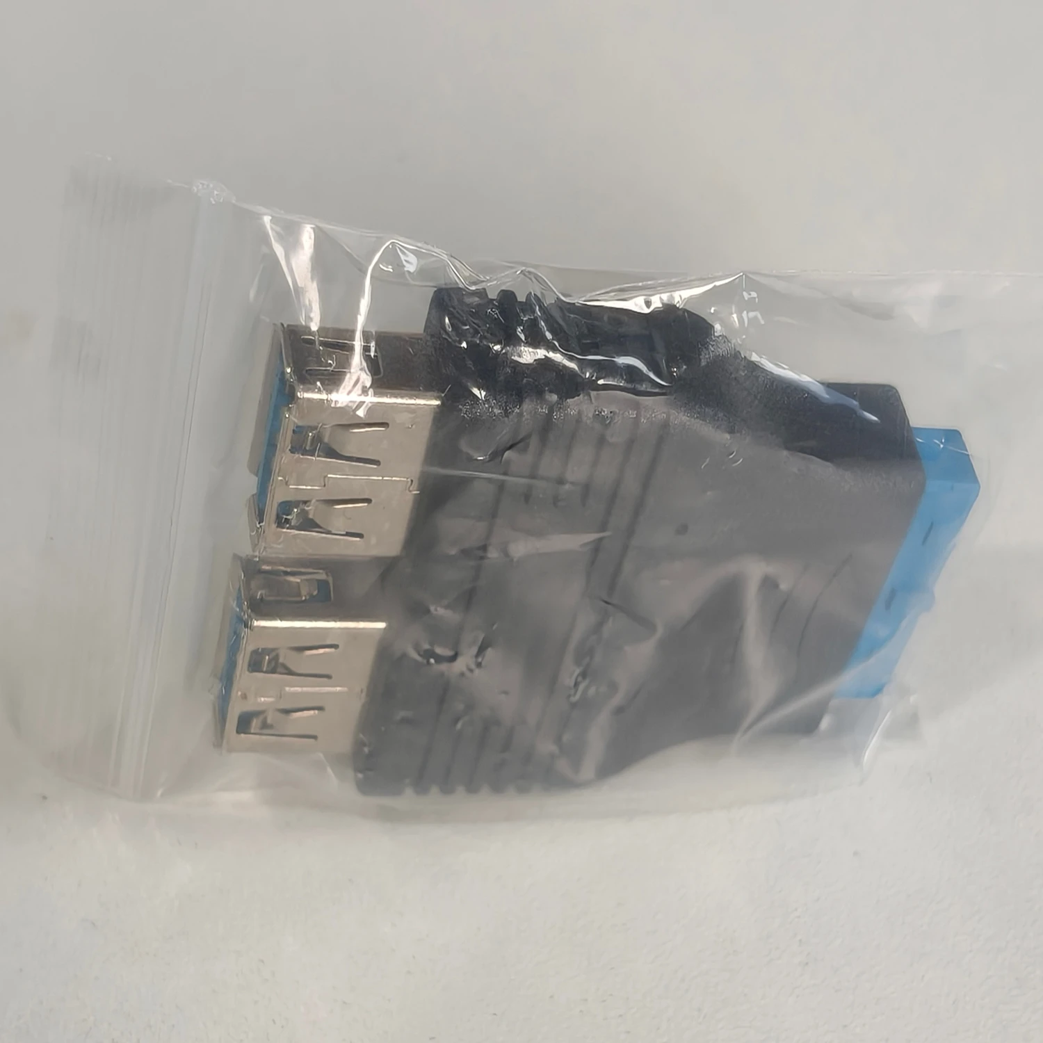 Nova placa-mãe 2 portas usb 3.0 a fêmea para 20 pinos cabeçalho adaptador fêmea conector