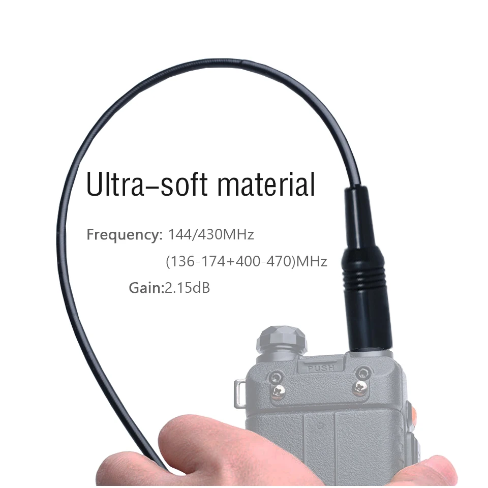 Walkie-talkie Antenna SMA-F NA-771 VHF UHF Dual Band per walkie-talkie Radio Kenwood Baofeng UV 5R 888S UV82 144/430Mhz