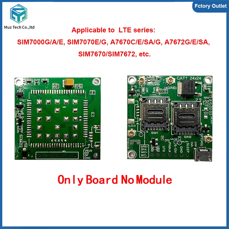 SIMCOM Single-row needle Core Board Only Board No Module apply to SIM7000G/E SIM7070E/G A7670E/SA/G A7672G/E/SA SIM7670/SIM7672