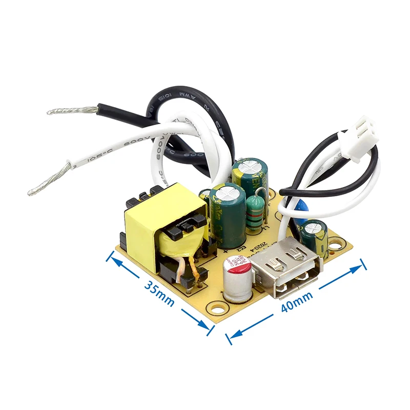 Módulo de potencia de conmutación de 5V, 2A, 10W, AC-DC, aislado, CA 110V, 220V a 5V, interruptor reductor, convertidor Buck, placa de circuito desnudo