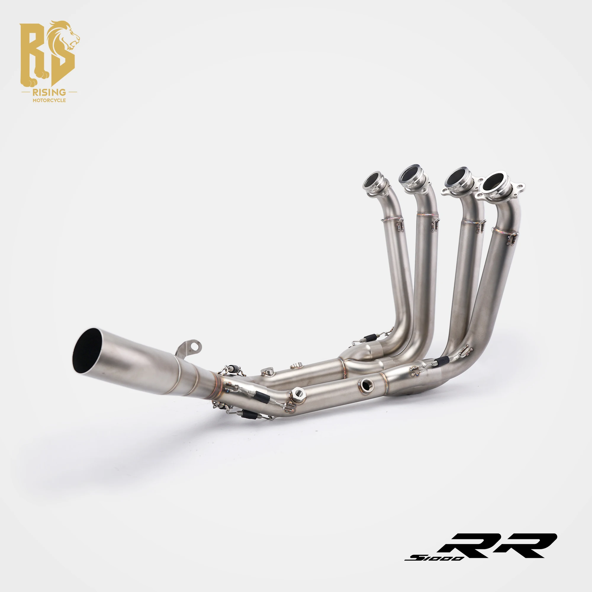 For BMW S1000R 2021-2026 S1000RR Motorcycle Exhaust Manifold Header Pipe Connect Exhaust Muffler Stainless Steel Slip On 60MM