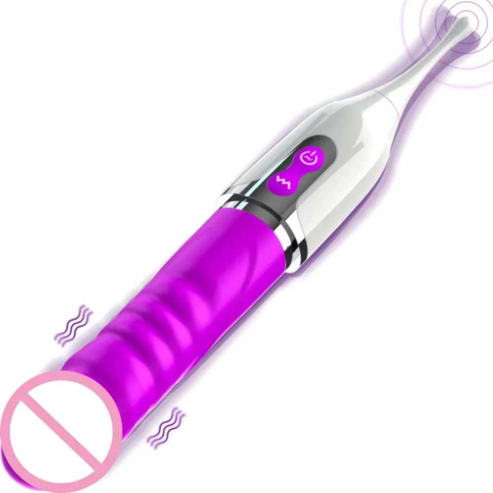 Double-Ended Available Vibrador Sexual Silicone Stick Vibrator Personal Massager Wireless Vibrator for Women