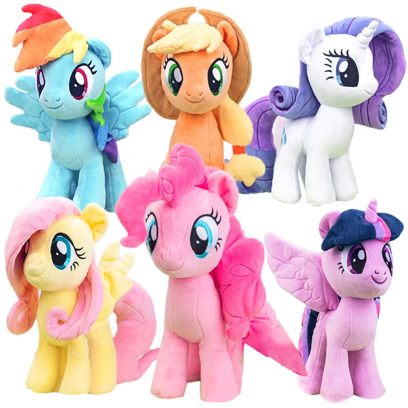 

Cute My Little Pony Plush Toys Twilight Sparkle Pinkie Pie Rarity Fluttershy Applejack Rainbow Dash Stuffed Doll Kid Xmas Gift
