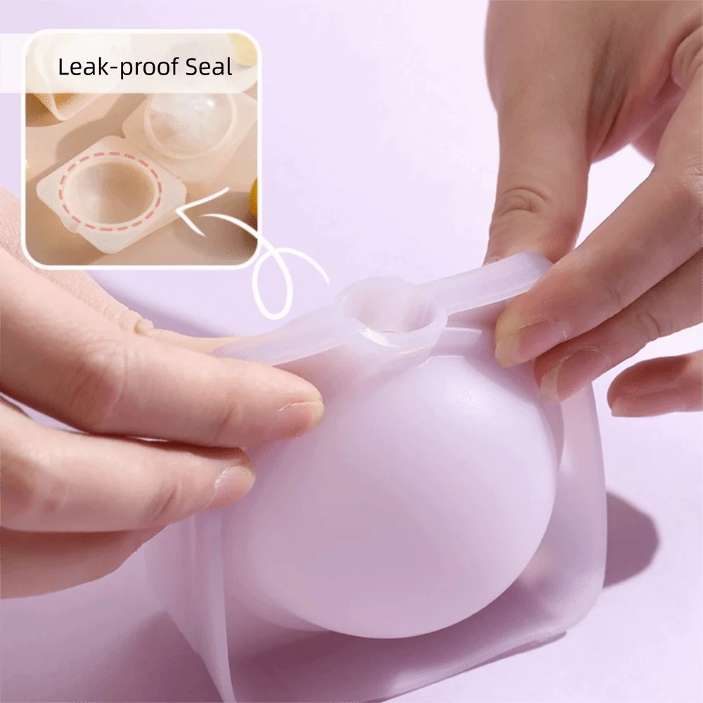 Household 6CM Silicone Ice Ball Mold Easy To Demold Spill-proof Ice Sphere Maker DIY Non-stick Ice Cube Tray Liquor