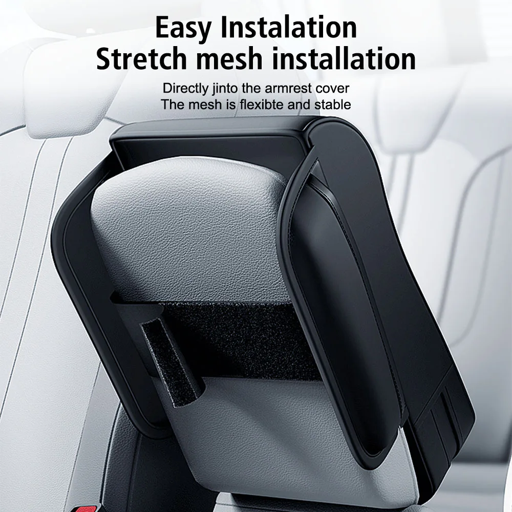 Hand Elbow Support Cushion Storage Auto Accessories Mat Car Armrest Cushion Box Arm Rest Storager Box Armrest Box Height Pad