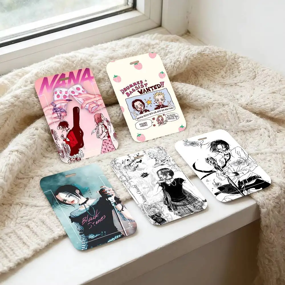 Anime N-NANA Lanyard Card Holders Student ID Card Holders Neckband Card Holders Access Control Accessories Gifts