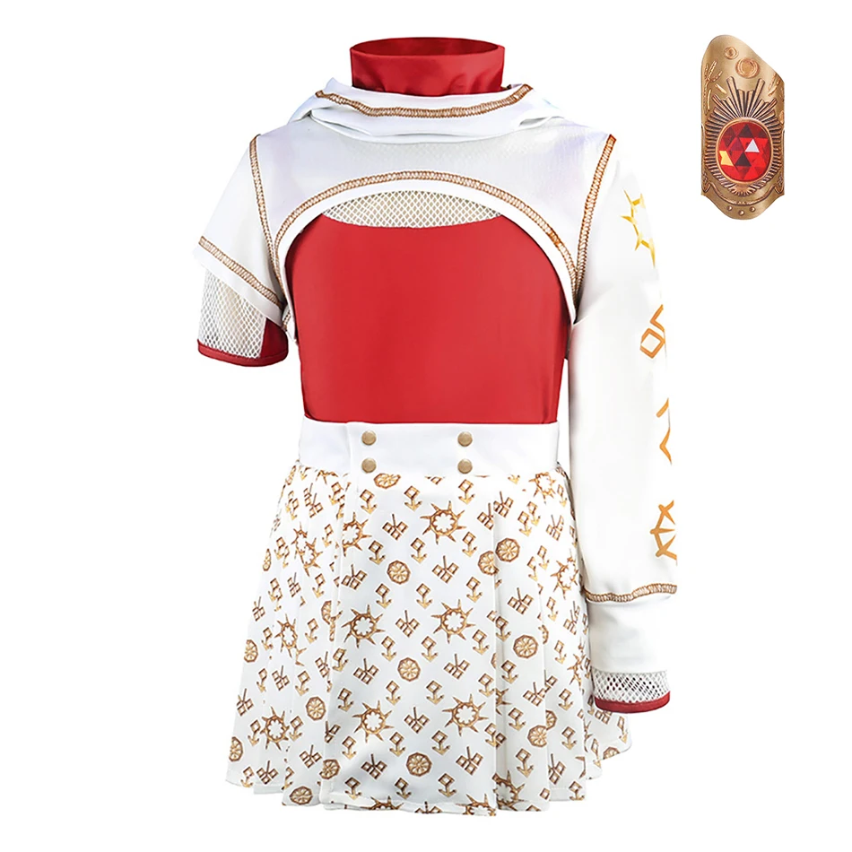 

3 Pcs Sets Halloween Costumes Kids Zombie Cosplay Clothes Girls Skirt Bracelet Set Child Christmas Carnival Party Stage Dress Up