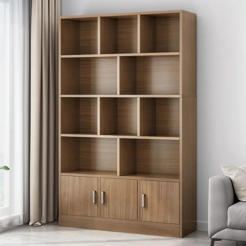 Etagere-simple-multi-niveaux-murale-pour-bureau-salon-rangement-domestique-etagere-en-bois-pour-etudiants