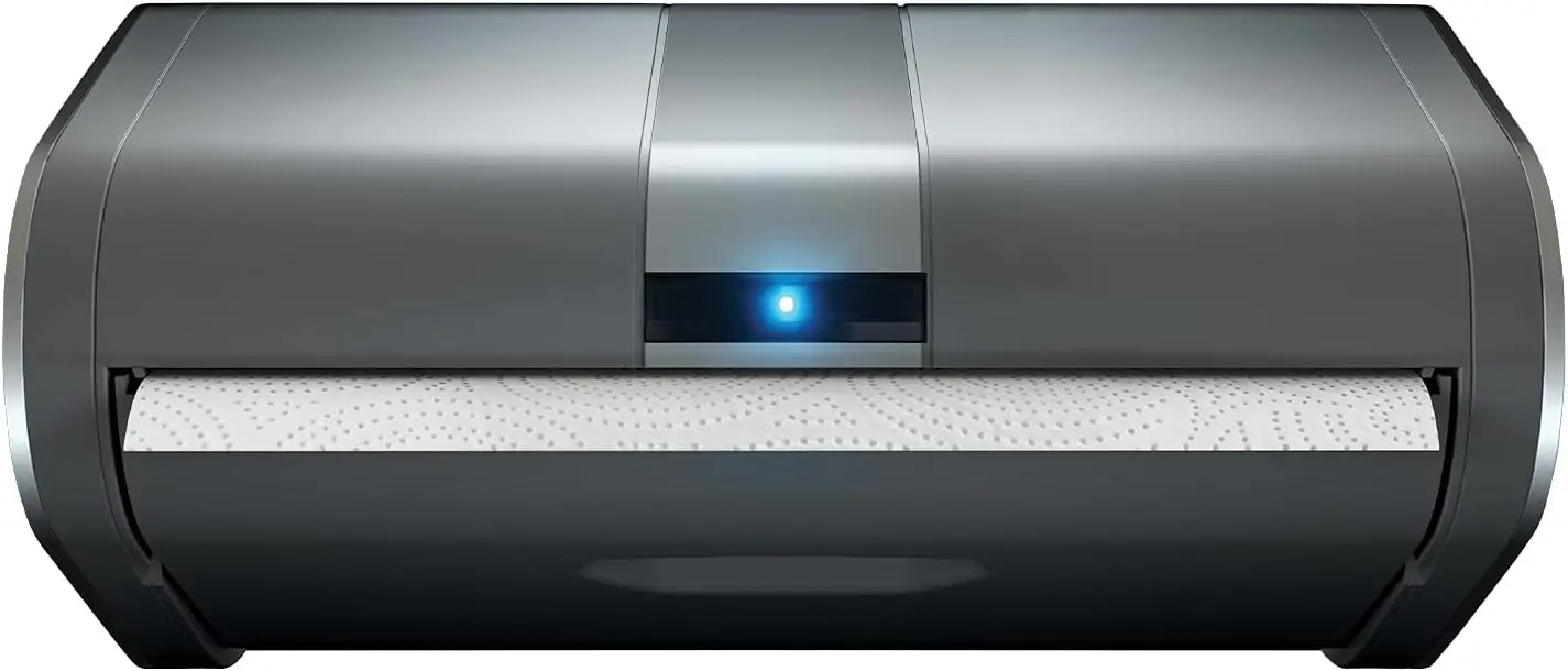 

Touchless Automatic Paper Towel Dispenser, Under Cabinet Mounted, Works with Most Brands and Sizes in Grey
