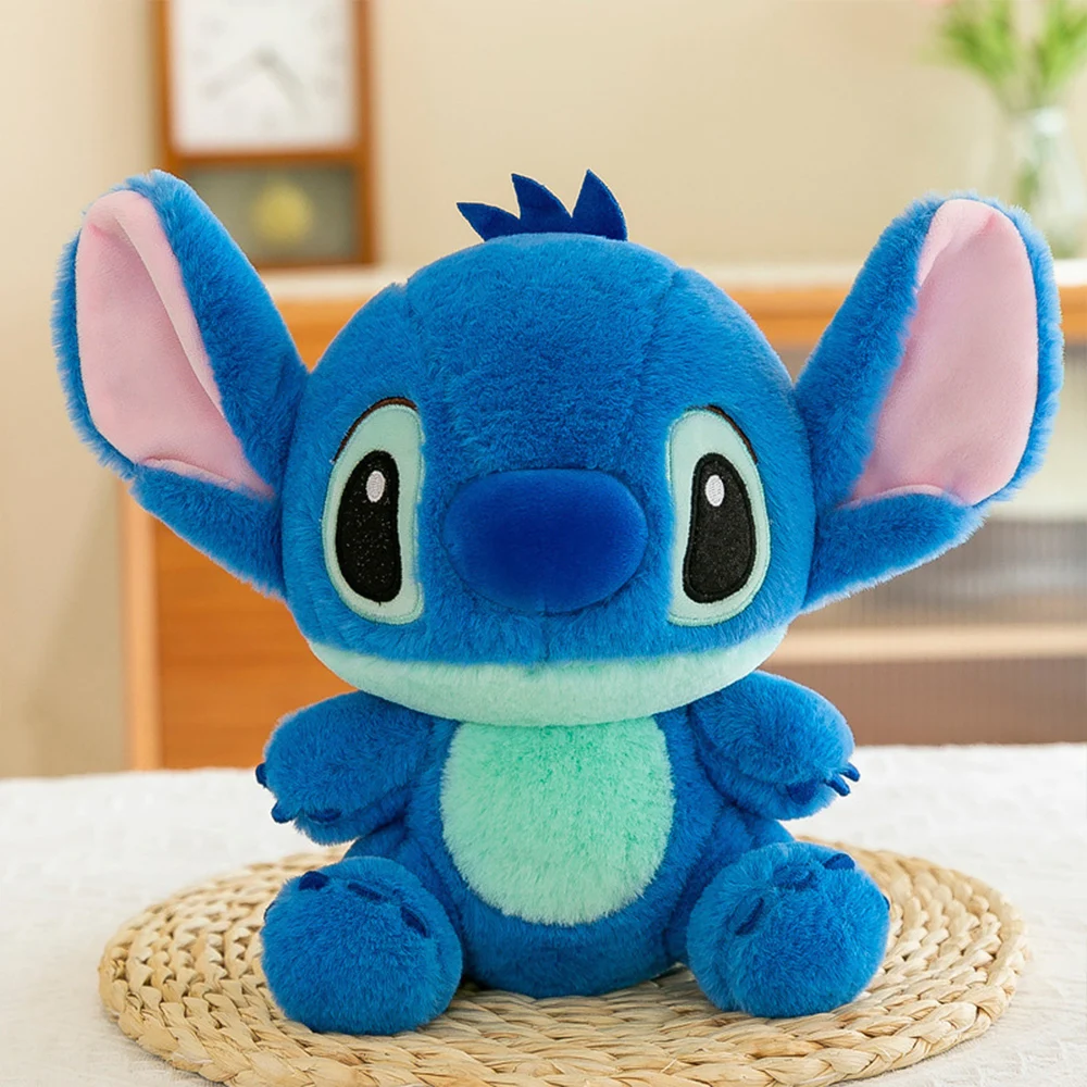 Muñeco de peluche de Disney Stitch de 25cm, juguetes de Anime Kawaii Lilo & Stitch, muñecos de peluche Stich, juguetes de regalo de cumpleaños para