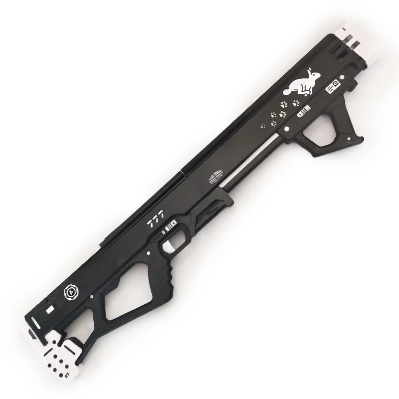 Game NIKKE The Goddess of Victory Cosplay Bunny X 777 Black Rabbit Weapon Model EVA PVC Handmade Gun 90CM Halloween Prop Toys