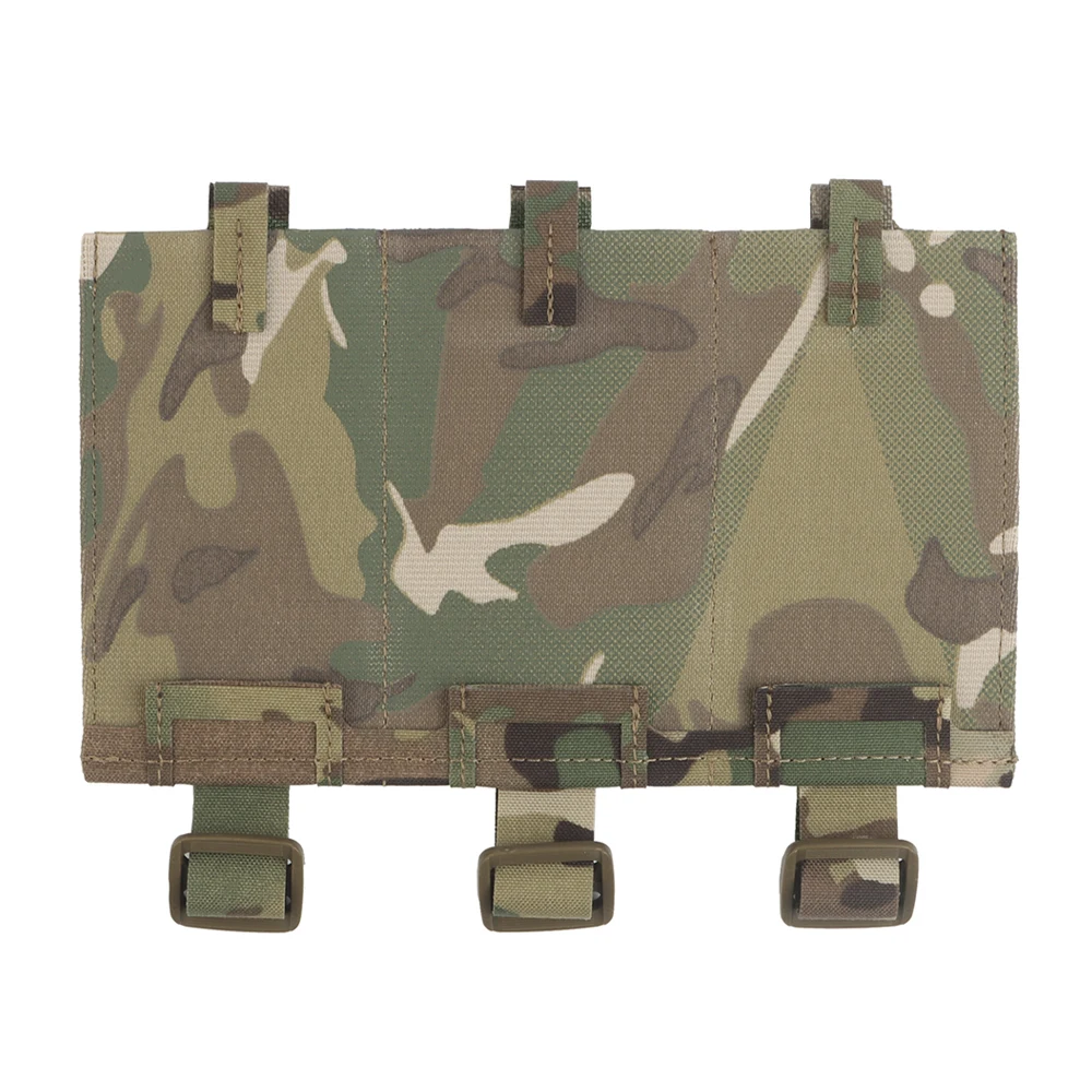Tactical Multi-Purpose Triple Flexible Mag Pouch Panel 2nd Layer MOLLE Adapter for Plate Carrier Molle Hunting Vest Accessories