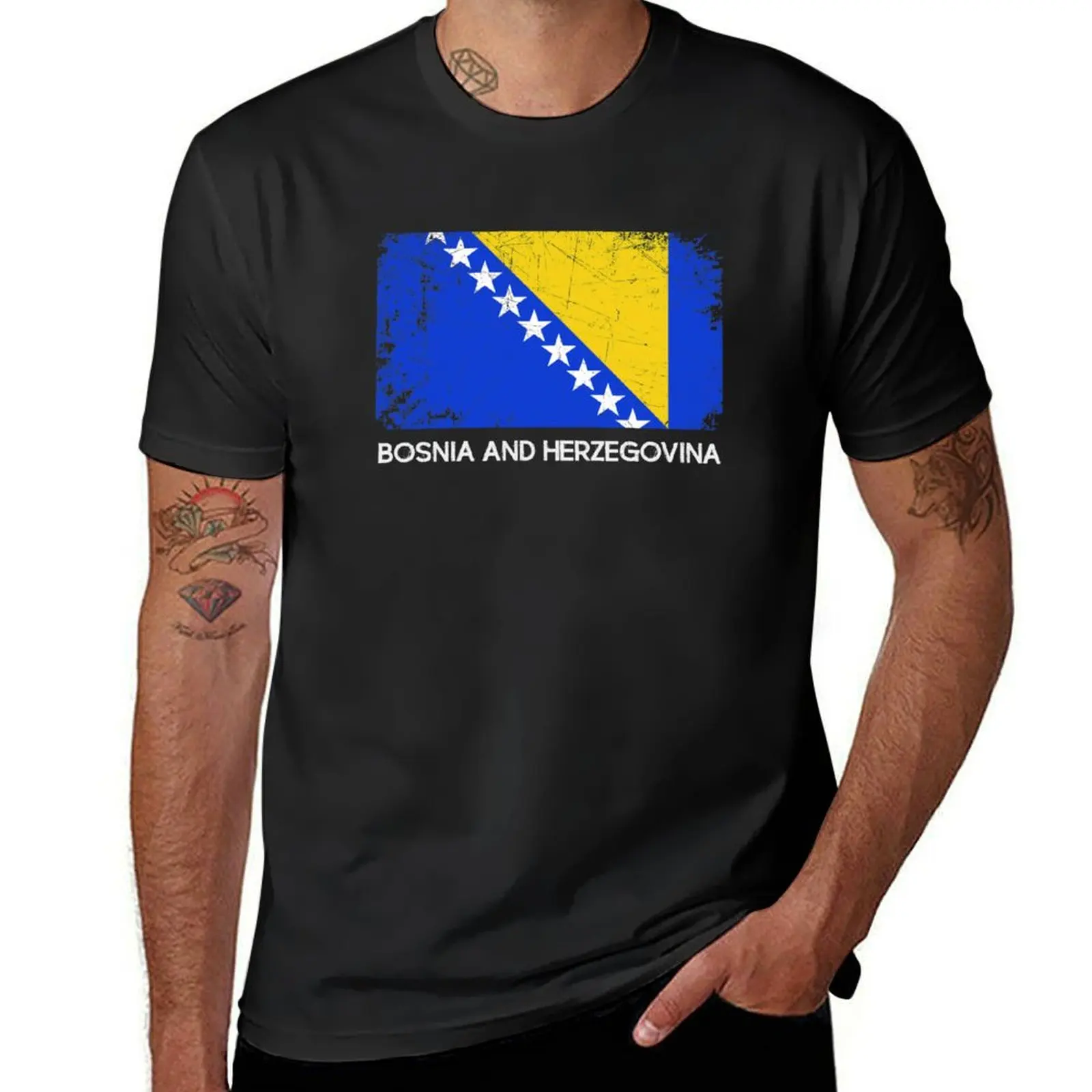 

Flag Design | Vintage Made In Bosnia and Herzegovina Gift T-Shirt tees vintage mens fashion