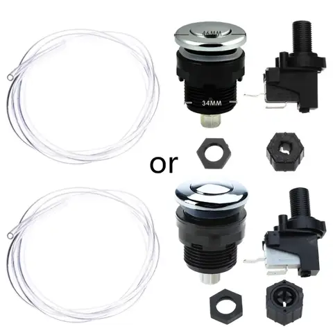 On Off Push Air Button Jet Tool Set Pneumatic Air Pressure Knob