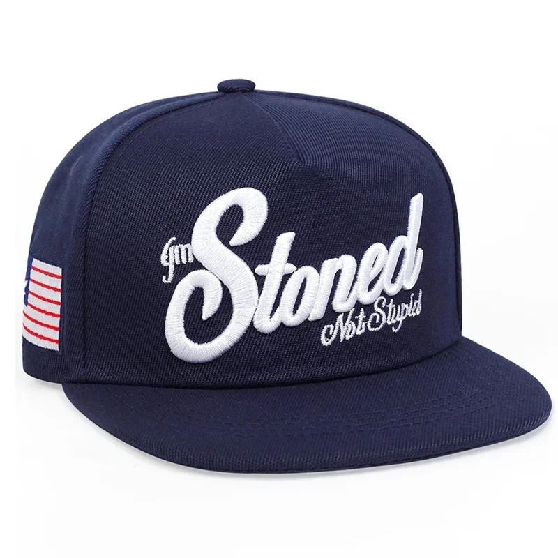 Unisex Stoned Letter Embroidery Hip-hop Hats Outdoor Adjustable Casual Baseball Caps Sunscreen Hat