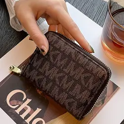 New Women's Wallet Short Cute Small Wallets Zipper Large Capacity Multi Card Carrying Bag Coin Purse Money Clip Wallet