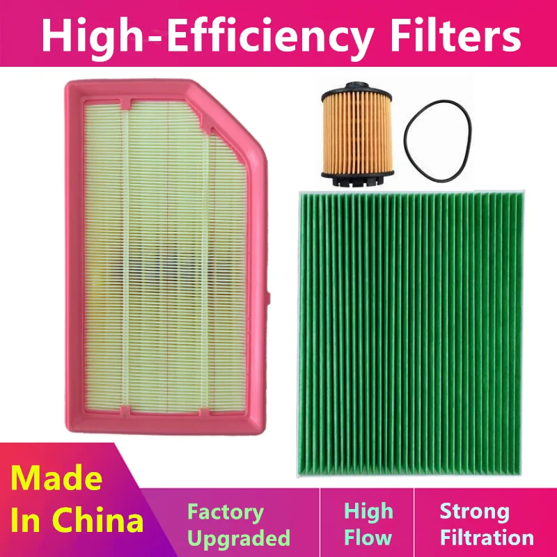 3pcs/Filter Set For Geely Xingyue L Manjaro Thor Hi· F Hi· P 1.5t/2021 2022 2023 2024/Oil, Air Cabin Filter/Car Equipped