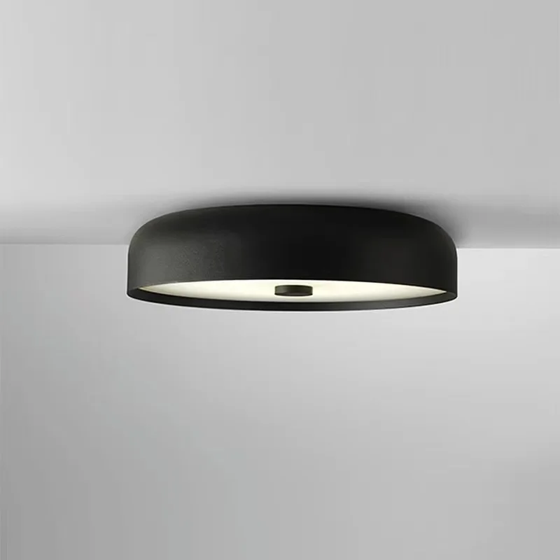 Nordic Minimalist Round Modern Three Color Dimming Bedroom Ceiling Light Creative Living Room Study porch LED Ceiling L