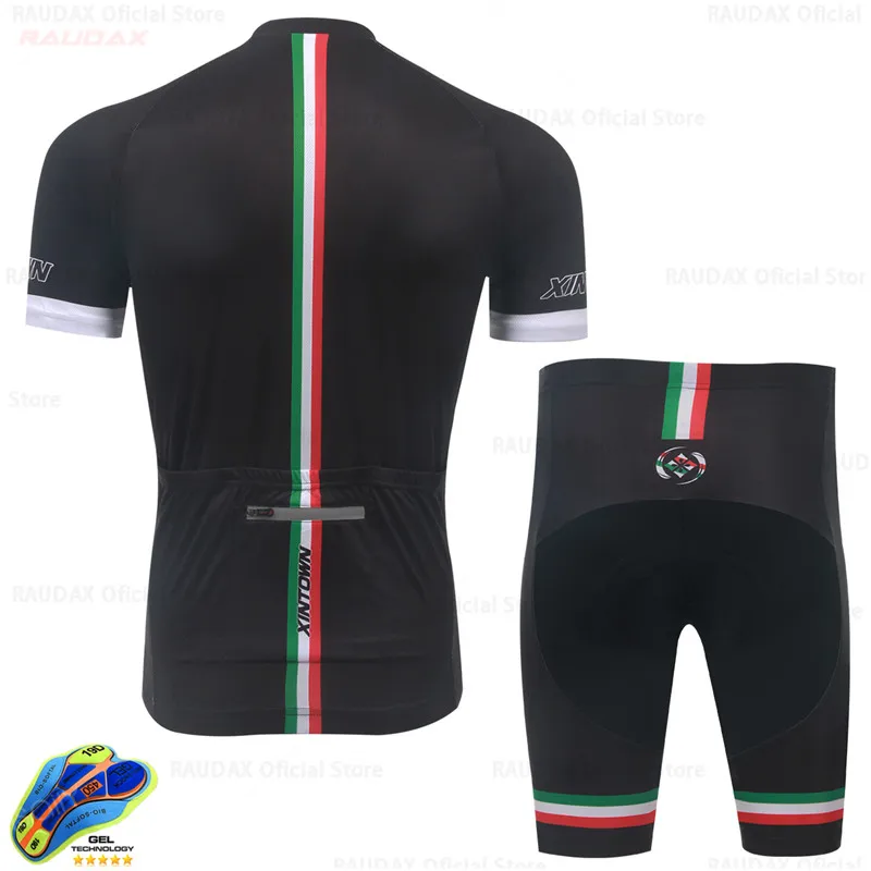 2022 Italy Cycling Jersey Set Summer Cycling Clothing MTB Bike Clothes Uniform Maillot Ropa Ciclismo Man Cycling Bicycle Suit