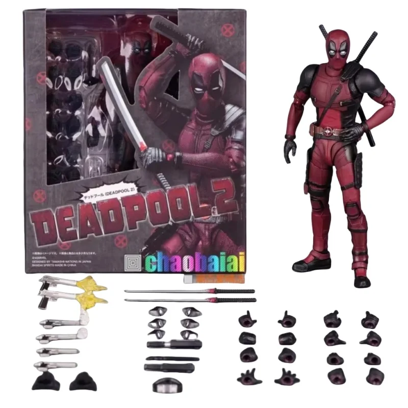 Hot Deadpool Action Figure Deadpool & Wolverine Shfiguarts Joint Movable New Mutants Wilson Comics Shf Model Movie Toy Kids Gift