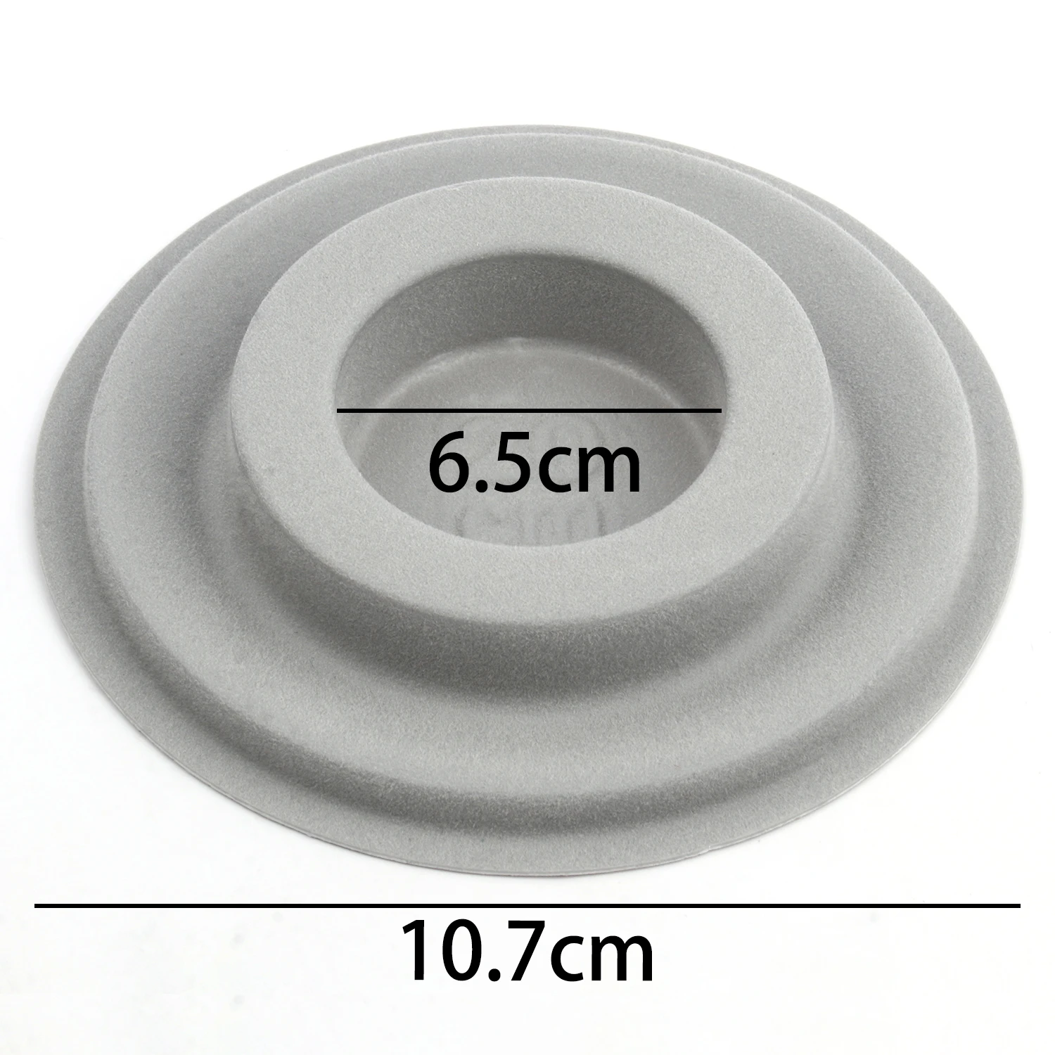 13-20cm Gray Flocked Bead Board Design Tray Measuring Tool Disc for Jewelry Making DIY Beading Organizer Accessories