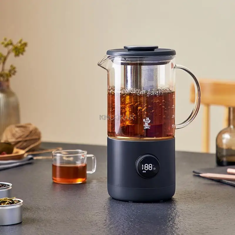 6 em 1 máquina de café elétrica portátil máquina de chá de leite batedor de leite automático máquina de chá pote de preservação de saúde diy chá de leite 500ml