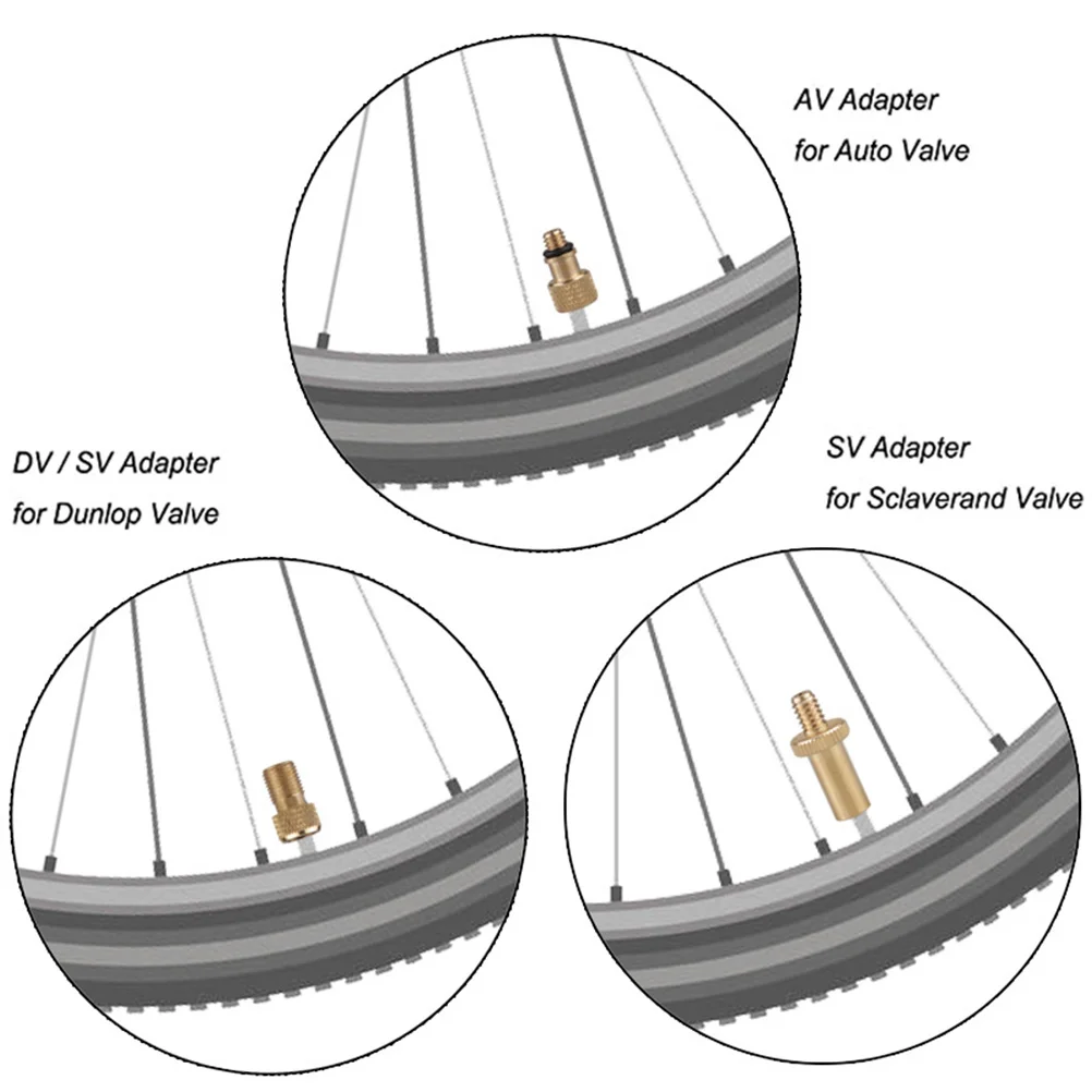 Adattatore valvola aria Connettore ingresso auto Accessori per gonfiaggio pneumatici Compressori Gonfiatore testa moto per pneumatici Bici gonfiabile