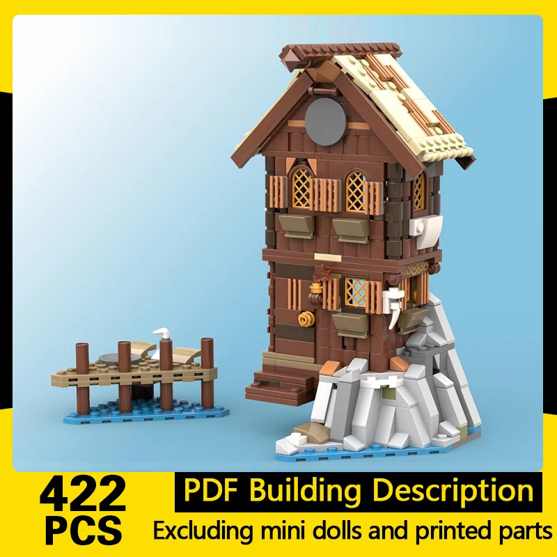 Medieval Castle Model MOC Building Bricks The Dragon Temple Extra Builds Modular Technology Gifts Holiday Assemble Toys Suit