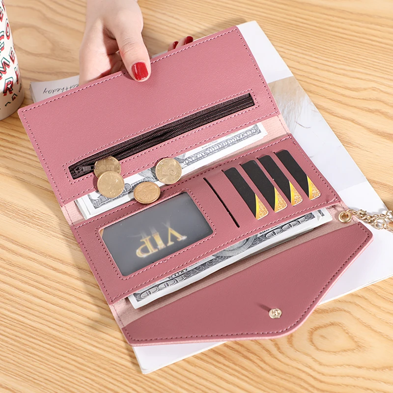 Fashion Wallet Simple Women\'s Long Student Card Holder Fashion Multifunctional Wallet