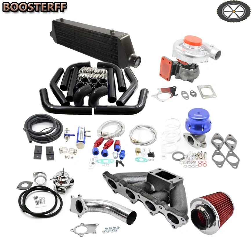 Turbo Kits For Honda K20Z K24 TSX Accord Si Type-S BLACK