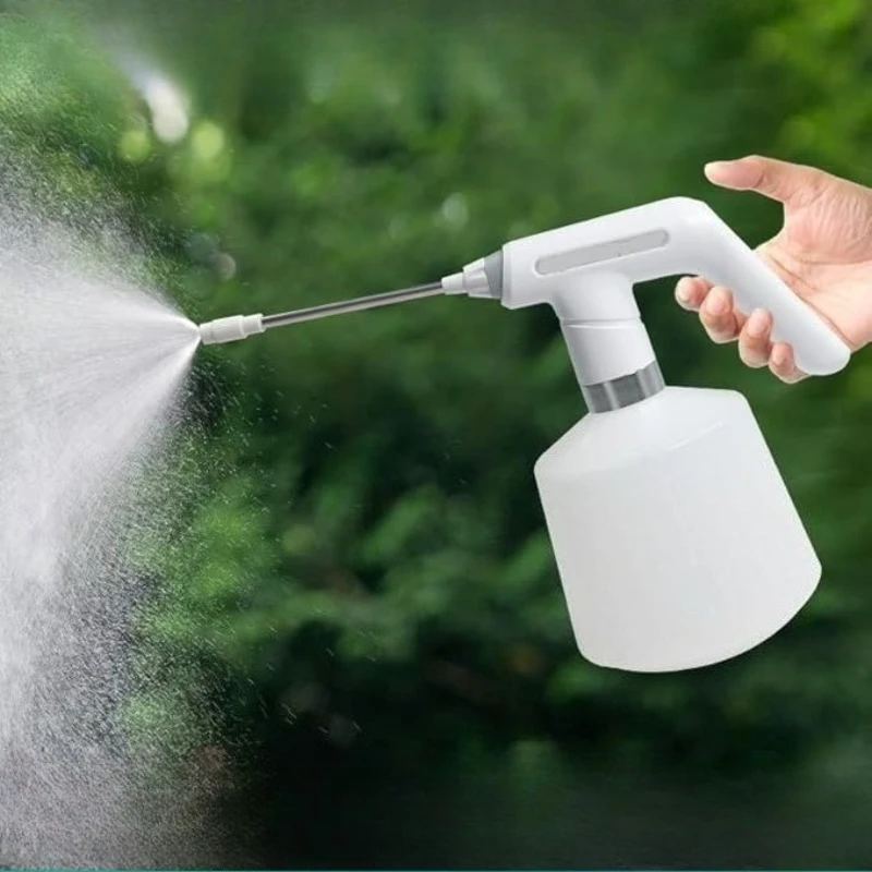 

USB Rechargeable Electric Plant Sprayer Precision Nozzle Automatic Water Sprayer With Extension Rod Labor-saving Gardening Tools