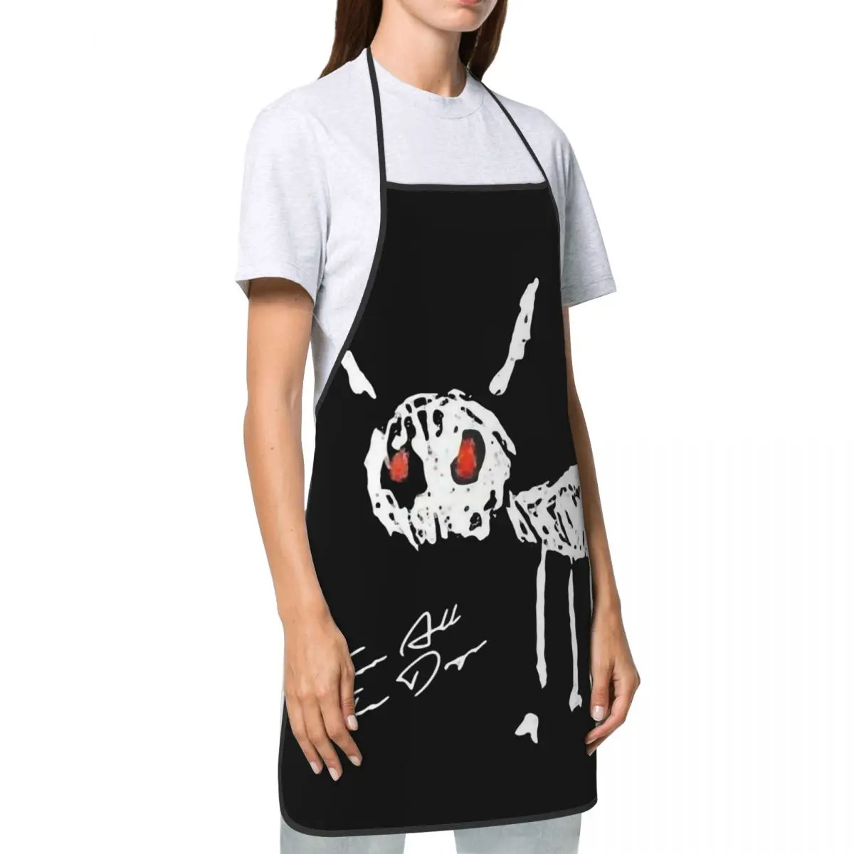 Gifts for Men Women Chef Bib Apron Drake Rapper Merch For All The Dogs Cooking Kitchen Apron Adjustable Water & Oil Resistant