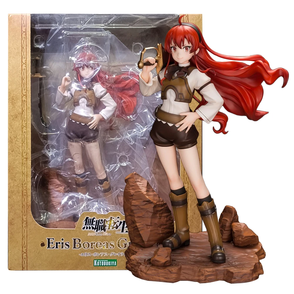 22CM Anime Mushoku Tensei Isekai Ittara Honki Dasu Eris Boreas Greyrat figura 1/8 modelo juguete para regalo figura de acción muñeca PVC