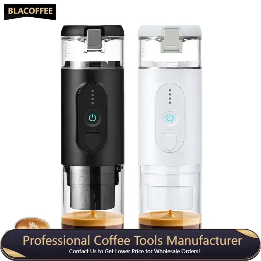 

2 in 1 Portable Capsule Coffee Machine espresso coffee maker USB Electric Espresso Maker for Car Outdoors Camping