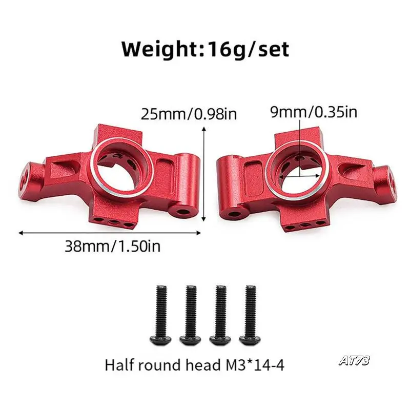 Обновление радиоуправляемого автомобиля, комплект чашек заднего моста из алюминиевого сплава для 1/10 для Traxxas 4-TEC DRIFT FORD MUSTANG, радиоуправляемые автомобильные аксессуары