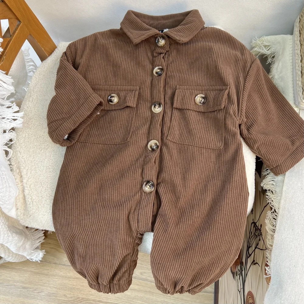 الوليد سروال قصير السروال القصير 2025 الخريف الشتاء جديد الكورية المألوف بلون الدافئة ارتداءها الرضع بنين بنات ملابس كاجوال